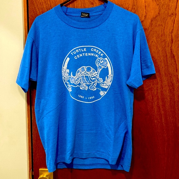 Turtle Creek Borough Pennsylvania Centennial Commemorative T-Shirt 1892 - 1992 - Picture 1 of 5